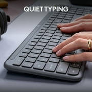 Logitech Signature Slim K950 Wireless Keyboard Sleek Design Switch Graphite