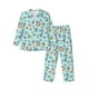 thumbnail image 1 of Balery Sea Shells 2 Pijama para Hombre de Dos Piezas con Manga Larga, Conjunto de Dormir y Descanso Suave con Bolsillos-Medium, 1 of 7