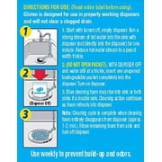 Glisten Disposer Care Garbage Disposal Foaming Cleaner, Lemon Scent, 3 Pack 12 Uses