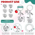 thumbnail image 2 of 24 Pcs Teacher Appreciation Gift Keychains Bulk Thank You Gifts for Teachers Appreciation Week Birthday from Students---, 2 of 6