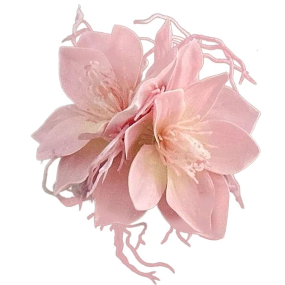 Weflink Delicate Beach Hair Claw Clip Ponytail Claw Jasmine Clip Barrettes for Women