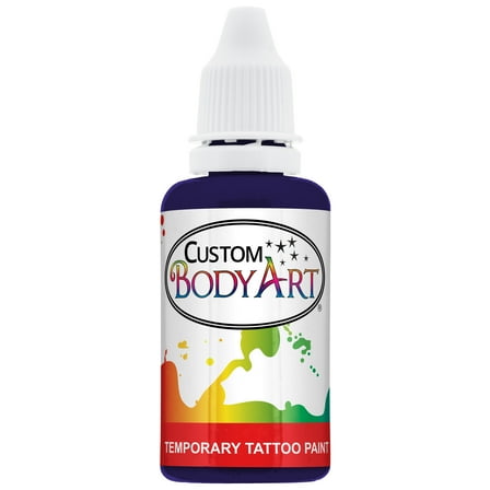 1 z PURPLE Body Art TEMPORARY TATTOO AIRBRUSH PAINT Ink