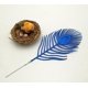 thumbnail image 4 of Rama de hoja de cola de pavo real, purpurina Artificial para arreglo de flores, boda, árbol de Navidad, fiesta, hogar, decoración de jardín, 20 Uds., 4 of 4
