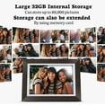 thumbnail image 5 of BSIMB 11 Inch 32GB FHD Smart Digital Photo Frame with 1920x1280 IPS Touch Screen, WiFi Could Picture Frame, Instantly Share Photos & Videos via Email/App, Motion Sensor, Gift for Grandparents, 5 of 10