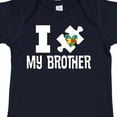 thumbnail image 4 of Inktastic Autism I Love My Brother Awareness Support Boys or Girls Baby Bodysuit, 4 of 5