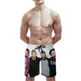 thumbnail image 3 of 5 Seconds of Summer 5Sos Mens Board Shorts Quick Dry Swim Trunk Lightweight Soft Swimsuit Youth Bathing Suit for Boys XL, 3 of 8