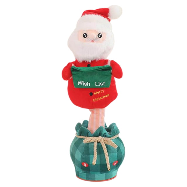 Juguetes de la serie navideña: lindo árbol de Navidad, muñeco de nieve que aprende a hablar, cantará y bailará, juguetes motorizados