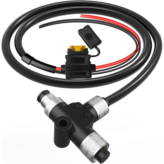 Marine Grade Products NMEA 2000 Tee Power Cable with Fuse,for Lowrance B&G Navico Garmin Networks(3.3ft).