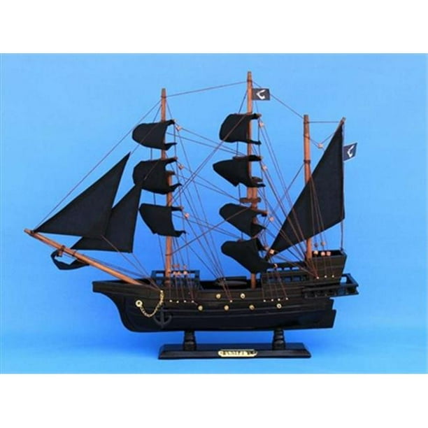 Thomas Tew's Amity 20" Wooden Pirate Ship Childrens Pirate Ship Toy Model Pirate Ship