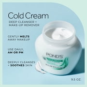 POND’S Cold Cream Cleanser, Hydrating Makeup Remover & Deep Cleansing Face Cream – 9.5 oz