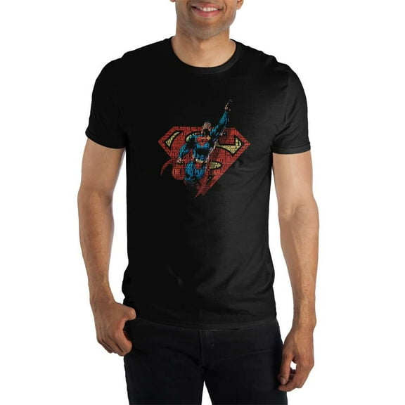 Men's Superman Flying S Shirt-XX-Large