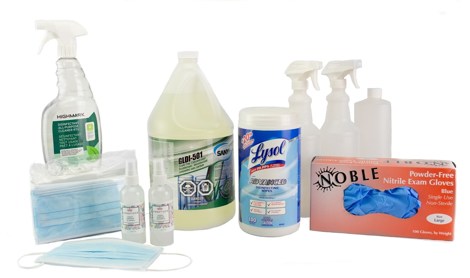 Covid Essentials Small Business Starter Kit w/ Lysol Wipes Walmart Canada