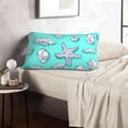 thumbnail image 6 of Sikiie Seashell And Starfish Print Plush Pillow Cover, Wrinkle-proof and Stain-resistant Pillow Protector without Pillow Core, Home Decoration-14"x20", 6 of 6