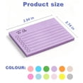 thumbnail image 2 of AGCAN 12 Pads Lined Sticky Notes, 3.5x3 Inch To Do List Notepad, 504 Sheets, Strong Adhesive Notepads with Lines for Office, Home, Meeting, Assorted Colors, 2 of 7