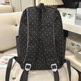 thumbnail image 5 of Slccxzc  Black Piano and Polka Dot Print Large Capacity Backpack Casual Travel Shoulder Bag, 1 Piece, 5 of 7