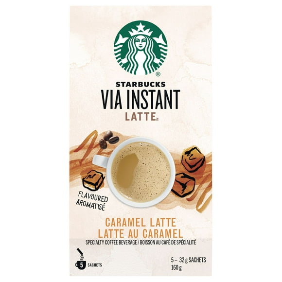 Starbucks® VIA Instant LatteTM Caramel 5ct