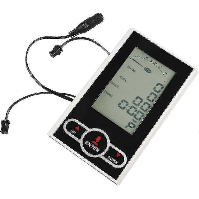 Exercise Bike Speedometer Display Replacement Monitor Speedometer For Stationary Bike, Measures Time, Calories, Total Mileage As Shown