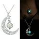 thumbnail image 5 of brillante luminoso mujeres hadas hueco calabaza moda colgante , joyería de cumpleaños, brillan en regalos de , Verde Fernando Collar resplandeciente, 5 of 8
