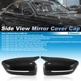 thumbnail image 2 of 1 par de tapa de espejo lateral de fibra de carbono para reemplazo de BMW Serie 3 G20 320i 325i 330i 5 Serie G30 525i 530i 540i M Sport 2017-2022 tapas de espejo exterior 51168492897/51168492898, 2 of 7