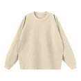 thumbnail image 1 of Birdeem Shirts for Men Mens Solid Color Winter Loose Long Sleeved T-Shirt, 1 of 1