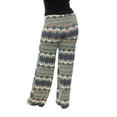 thumbnail image 2 of White Mark Women's Plus Size Printed Palazzo Pants, 2 of 3