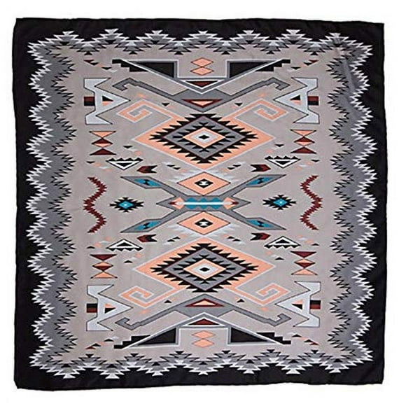 Wyoming Foulard Légère Respirante Décontractée Argent/pêche pour Femmes, 34.5 Pouces