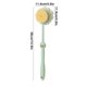 thumbnail image 3 of Good Bath Scrubbing Tool, 2-in-1 Shower Brush, Long Handle Soft Hair Brush, Powerful Back Rub, Foldable Portable, Metal Frame, for Dorm,topliu, 3 of 7