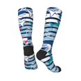 thumbnail image 5 of Lsque Fish And Shark Printed Crew Socks Men's Women's LightWeight Thin Casual Calf Socks ,Knee High Socks,Cotton Socks, 5 of 9