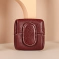 thumbnail image 2 of CUZIBR Mini Jewelry Case Snap Button Closure Compact Portable Storage Pouch Divided Interior For Rings Earrings Necklaces Small Cosmetic Items Women Travel Daily Carry Bag, 2 of 9