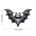 thumbnail image 3 of YSGFHGJW Halloween Bat Balloons, Large Mylar Inflatable Decor, 59in Giant Spooky Bat for Indoor Outdoor Party Garden Lawn Decorations, 3 of 6