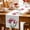 Coral Pink Green, variant on Purple Tulip Table Runner, Aesthetic Pastoral Flower Floral Spring Washable Cotton Linen Table Runners 36 Inches Long, Dresser Scarf Runner for Nightstand/End Tables/Round Tables 13''x36''