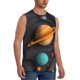 thumbnail image 2 of Balery Solar System Paper Art Camisetas sin mangas para hombre, absorbe la humedad y protege contra el mal olor.-Medium, 2 of 7