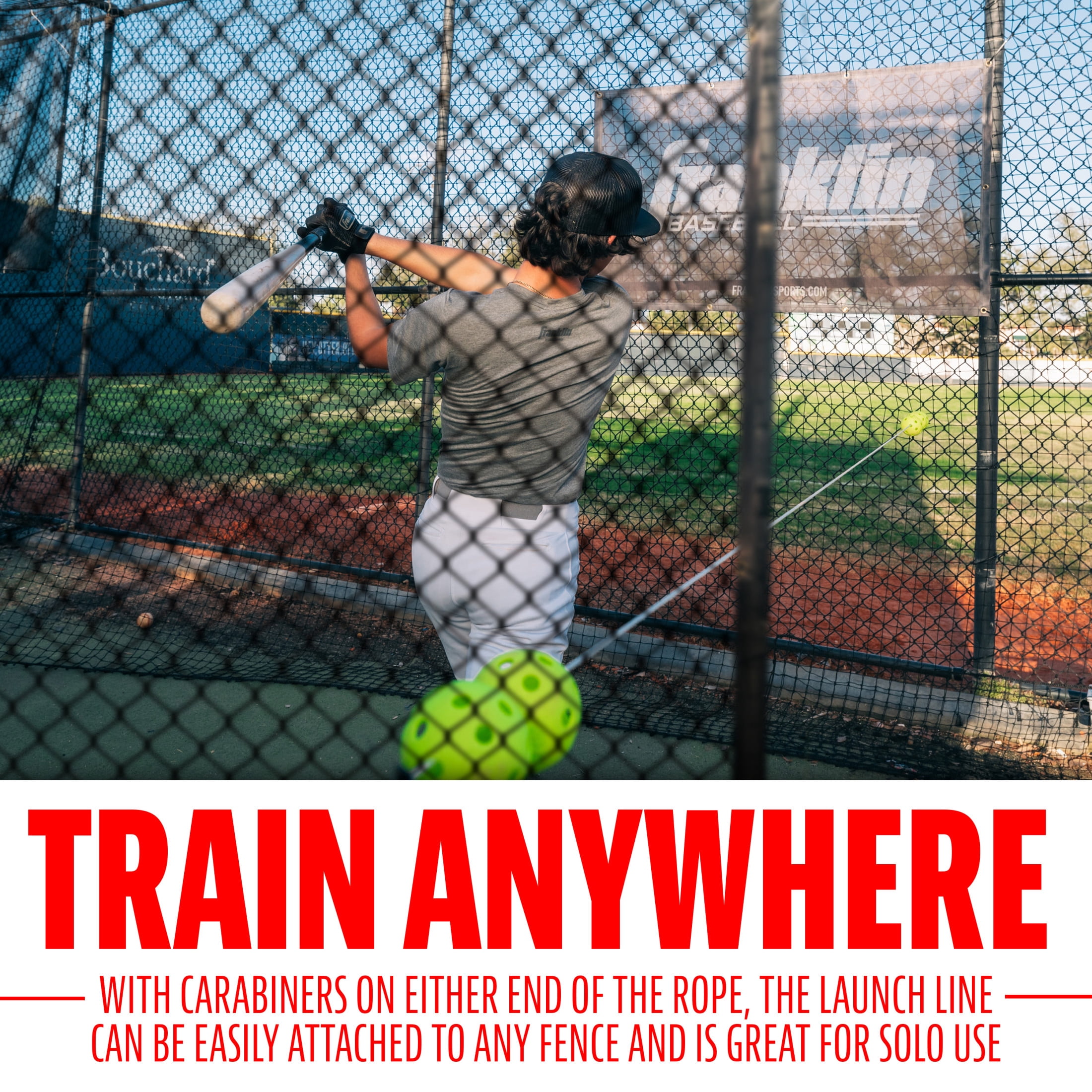 Franklin Sports MLB Launch Line Baseball Hitting Trainer