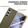 thumbnail image 2 of K-Lion for Samsung Galaxy Z Fold 5Slim Case with Camera Lens Protector, Premium PU Leather Lightweight Full Body Case Shockproof Anti-Scratch Protective Cover for Samsung Galaxy Z Fold5,Dark Green, 2 of 8