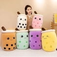 thumbnail image 2 of 22-70cm Giant Size Bubble Tea Plushies Squishy Milk Tea Boba Pillow Peluche Ice Cream Fruits Juice Drink Bottle Prop Decor Gift, 2 of 5