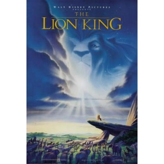 Lion King Movie Poster 24x36 Art Decor Art Poster 24x36 Multi-Color Square Adults Best Posters