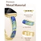 thumbnail image 2 of Correa delgada Newlibery dorada para Apple Watch 38-42 mm para mujer, 2 of 9