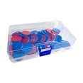 thumbnail image 2 of lionlar 50 Pcs Puces Rondes Solides Montessori avec Boîte de Rangement Puces de Comptage pour Disques Mathématiques Marqueurs pour Récompense Enfants, 2 of 9