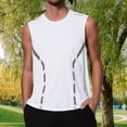 thumbnail image 3 of Men's Ice Silk Sleeveless Tank Top - Mesh Athletic Vest - Quick-Drying - Loose Fit - Oversized Sizes - Summer Casual & Workout, 3 of 5