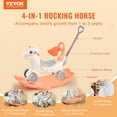 thumbnail image 2 of Rocking Horse VEVOR 4 en 1 para niños pequeños de 1 a 3 años con sonido, 2 of 9