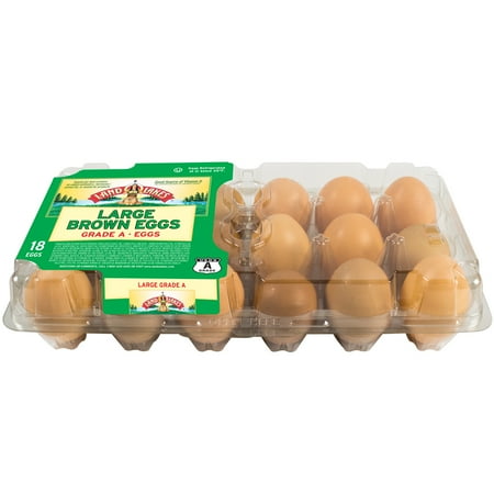 Land O'Lakes Farm Fresh Large Brown Grade A Eggs, 18 Count