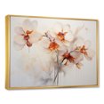 thumbnail image 2 of Designart "Delicate Abstraction Of Minimalist Orchid Blossoms I" Orchids Floater Framed Canvas Art Print, 2 of 5