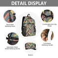 thumbnail image 4 of JIALIOU 14" Laptop Backpack Waterproof Airline Approved Stylish Casual Daypack for Travel Business College Work, Colorful Strip, 4 of 8
