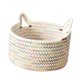 thumbnail image 2 of Cesta Tejida Cesta de Almacenamiento Cesta de Toalla Cesta de Almacenamiento Cesta de Lavandería para para Armario Perro Gato Habitación Univers 18cmx18cmx10cm mayimx Cesta de almacenamiento, 2 of 9