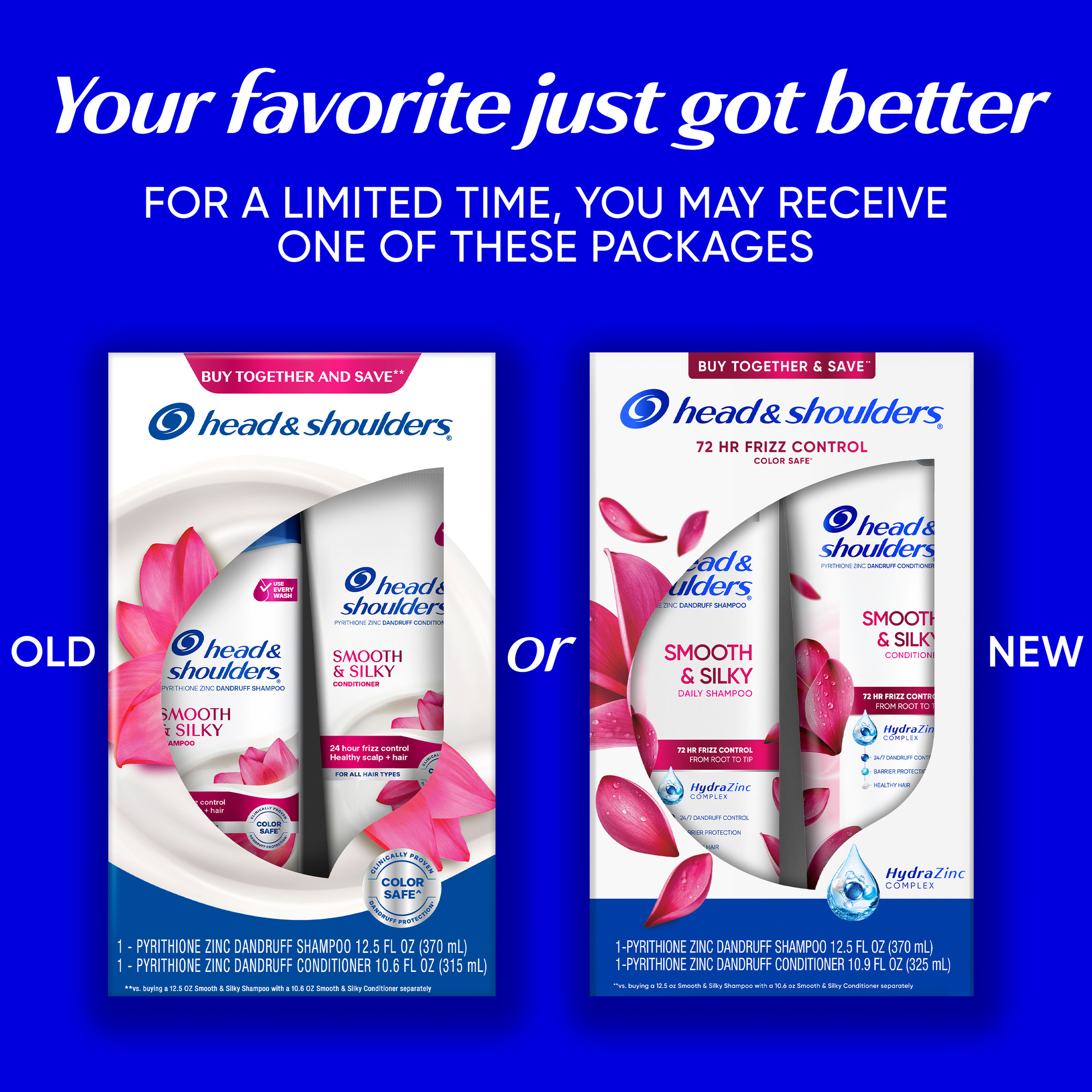 Head & Shoulders Smooth & Silky Shampoo and Conditioner Set photo 2