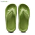 thumbnail image 2 of BadPiggies Anti-Slip Flip Flops Thong Sandals Pillow Slippers for Women Men House Slides Clouds Shower Shoes, 2 of 6
