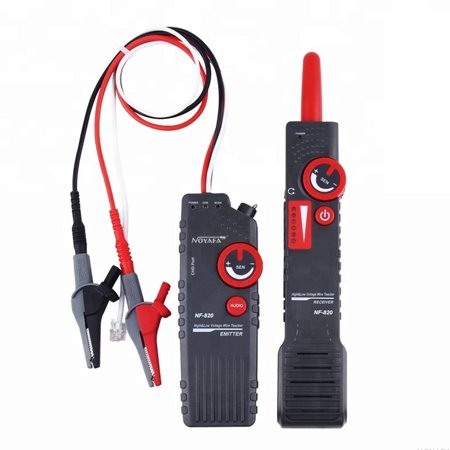 NOYAFA NF-820 Anti-Interference Underground Cable Locator, High and Low Voltage Design for 220-380V Network Cable Tester Wire Locator Detection for Wall and Underground Cables