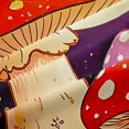 thumbnail image 5 of Homewish Lovely Botanical Mushrooms Blackout Curtains,Moon Stars Butterfly Curtains Pack of 2 (42x84 Each),Black Orange, 5 of 6