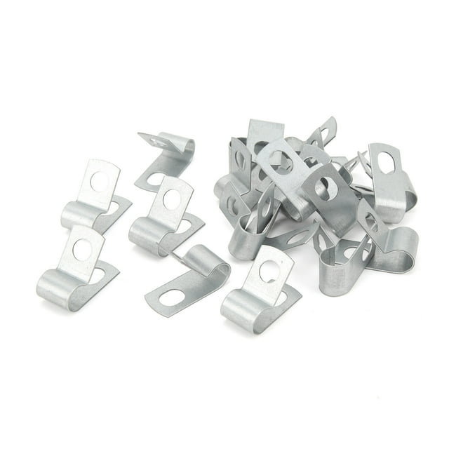 Brake Fuel Line Clip Metal Fuel Hose Clamp Set for Universal Fit for Vehicles