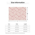 thumbnail image 5 of Rateoe Chrysanthemum Pattern Flannel Throw Blanket, Ultra-soft Blanket for Bed, Couch, Car, Hypoallergenic Anti-pilling blanket-50"x40"(Horizontal), 5 of 6
